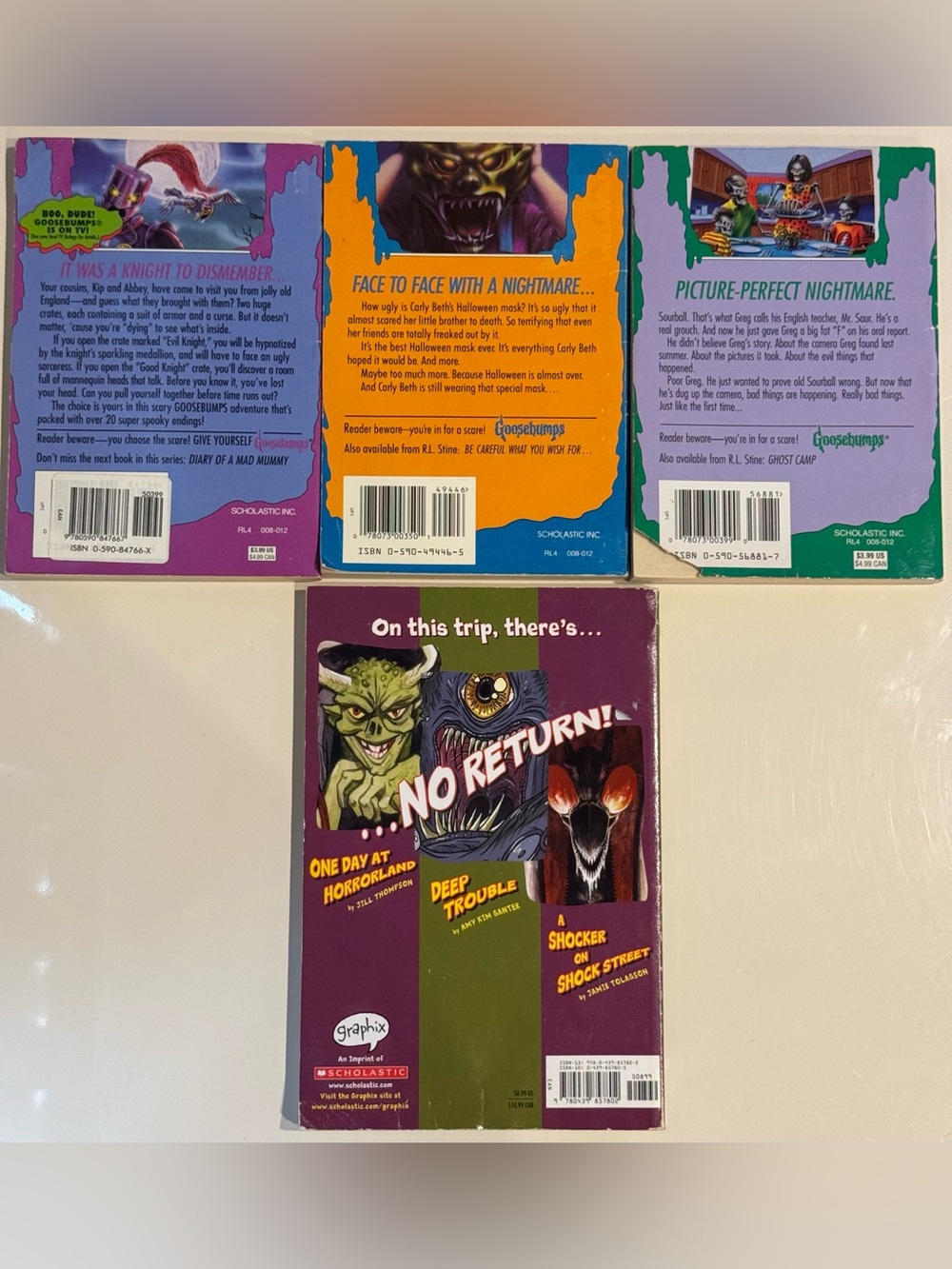 Lot of 19 Vintage 1990’s R.L. Stine Goosebumps Book Collection NO DUPES - Picture 14 of 16